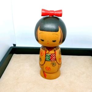 Hand Carved Little Girl Doll